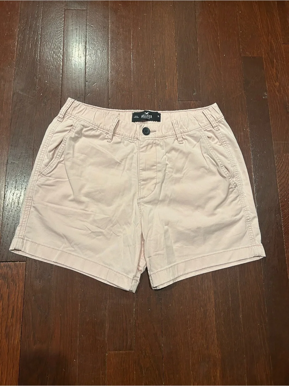 Hollister Pale Pink Women's Cotton Shorts